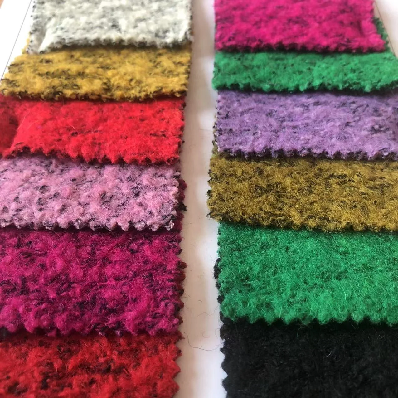 40wool-60полиэстер 730 г/м много цветов вязаная шерстяная ткань