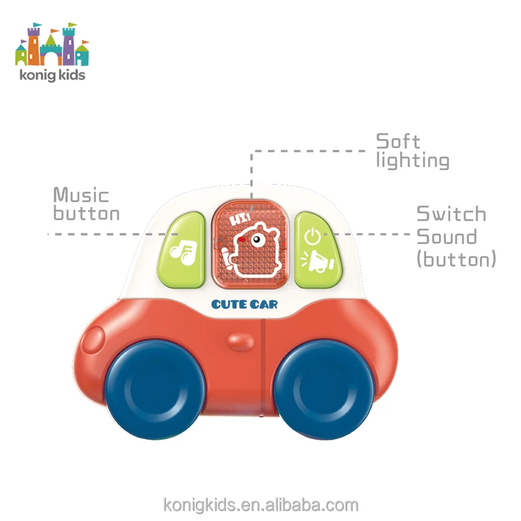 Konig KidsJuguetes Educativo Cute Frog With Sound and Lights Early Learning Musical Baby Toys Educational