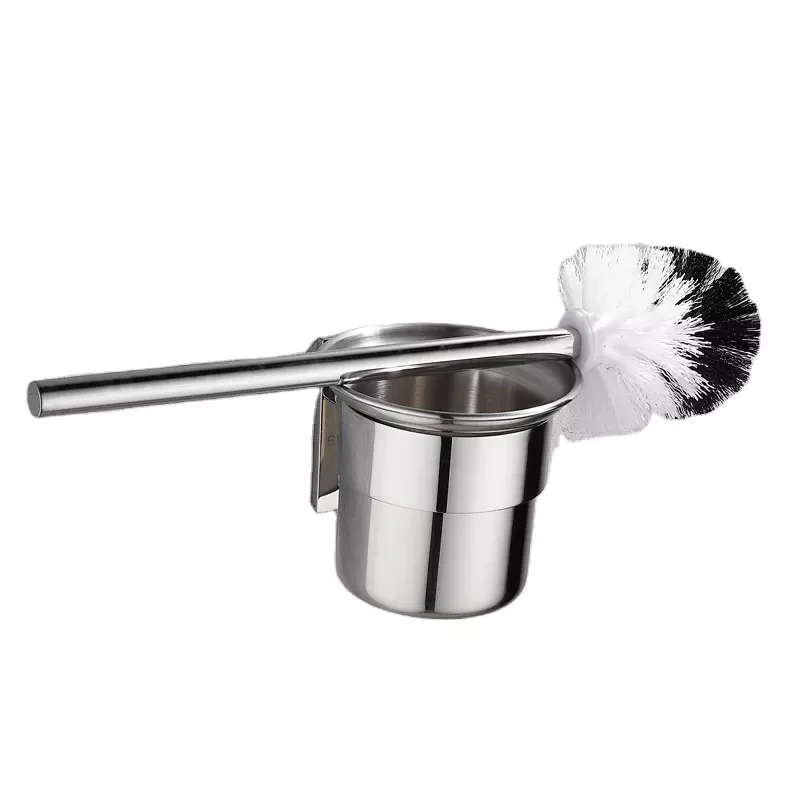 Stainless Steel Bathroom Wall-Mounted High Quality Bowl Cleaner Toilet Brush Set