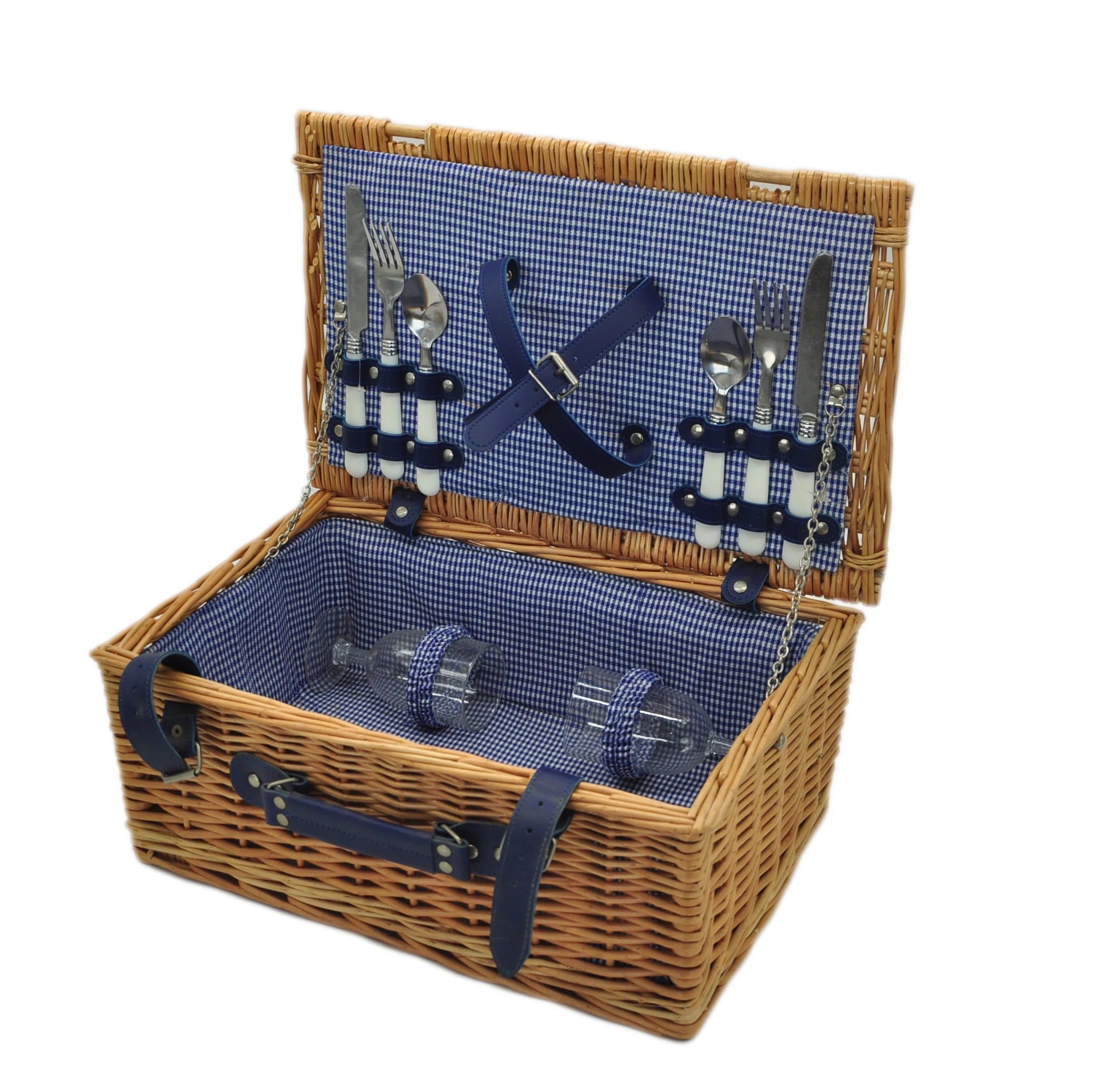 Wholesale Custom Size Handmade Weave Bread Basket Wicker Picnic Basket Picnic Basket