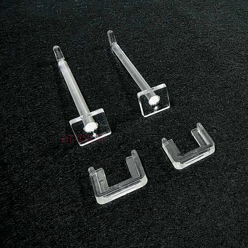 Clear plastic hooks for 3C Phone Accessory Hang Transparent Acrylic Peg for Jewelry Products