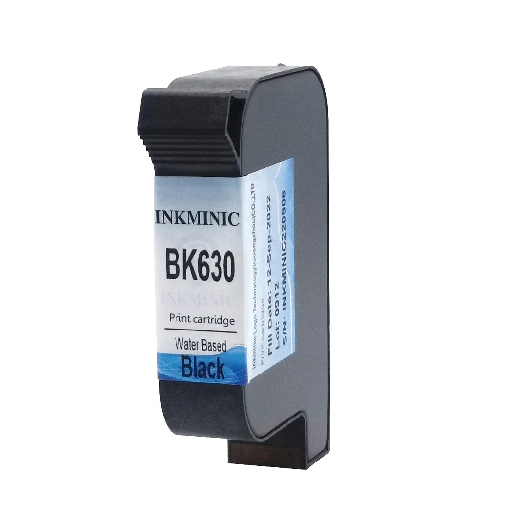 Картридж на основе чернильного растворителя BK117 BK118 BK129 BK140 BK150 BK652 чернильный картридж водной для ручного принтера TIJ