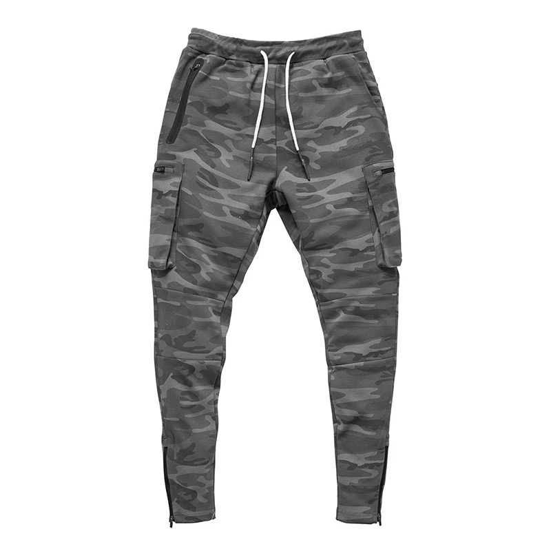 
Wholesale Manufacturer New Design Mens Gym Pants with Pockets Camouflage Mens Sweatpants Joggers 