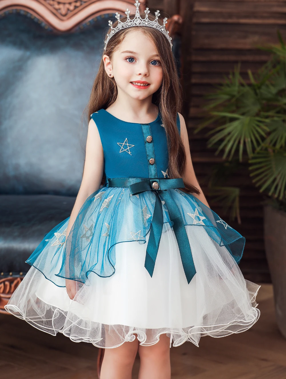 High quality Drop shipping Summer Dress for Children Party Wedding Dress Elegant Princess Vestidos Flower Girls Dress