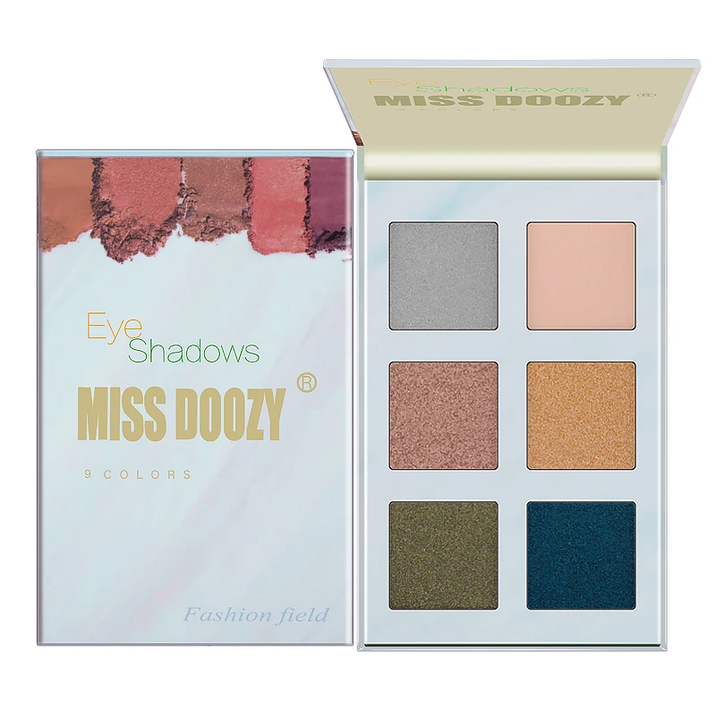 
Hot Selling Miss Doozy 6 Colors Pigmented Eye Shadow Palette 