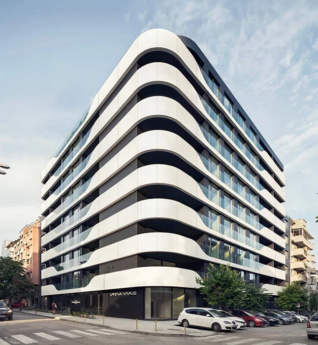 Metal facade cladding israel 3mm acm wall carbon color alucobond  alumetal 3mm composite acp aluminum composite panel