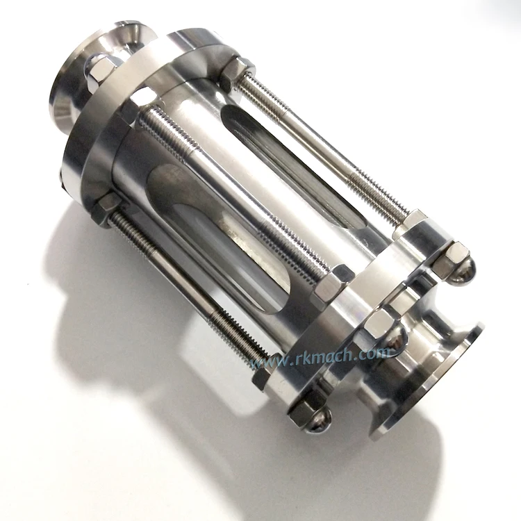 3' stainless steel 304 tank device Sanitary clamped oil level protect cover sight glass