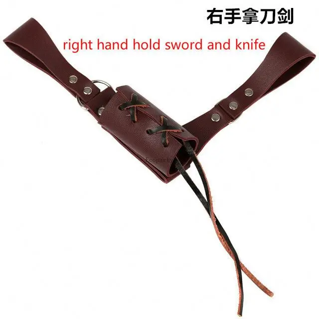 Medieval Sword Belt Waist Sheath Scabbard Holder Adult Men Larp Knight Battle Weapon Costume Rapier Ring Belt Strap Holster