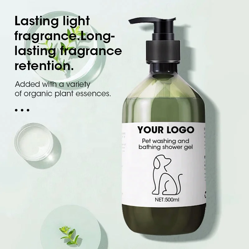 MULAN 500ml Wholesale high quality shampoo for pet whitening shower gel pet shampoo organic cleaning product pet shampoo