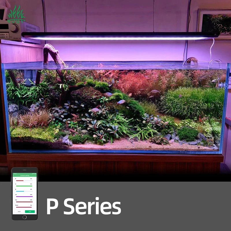 WEEKAQUA P1200 PRO APP Control 180W High power Indoor freshwater fish tank plant growth led aquarium light