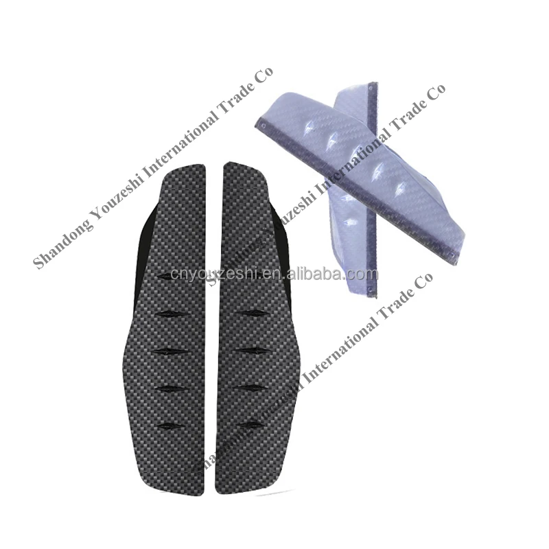 New Carbon Fiber Rain Brow Rear view Mirror Rain Eyebrow Cover