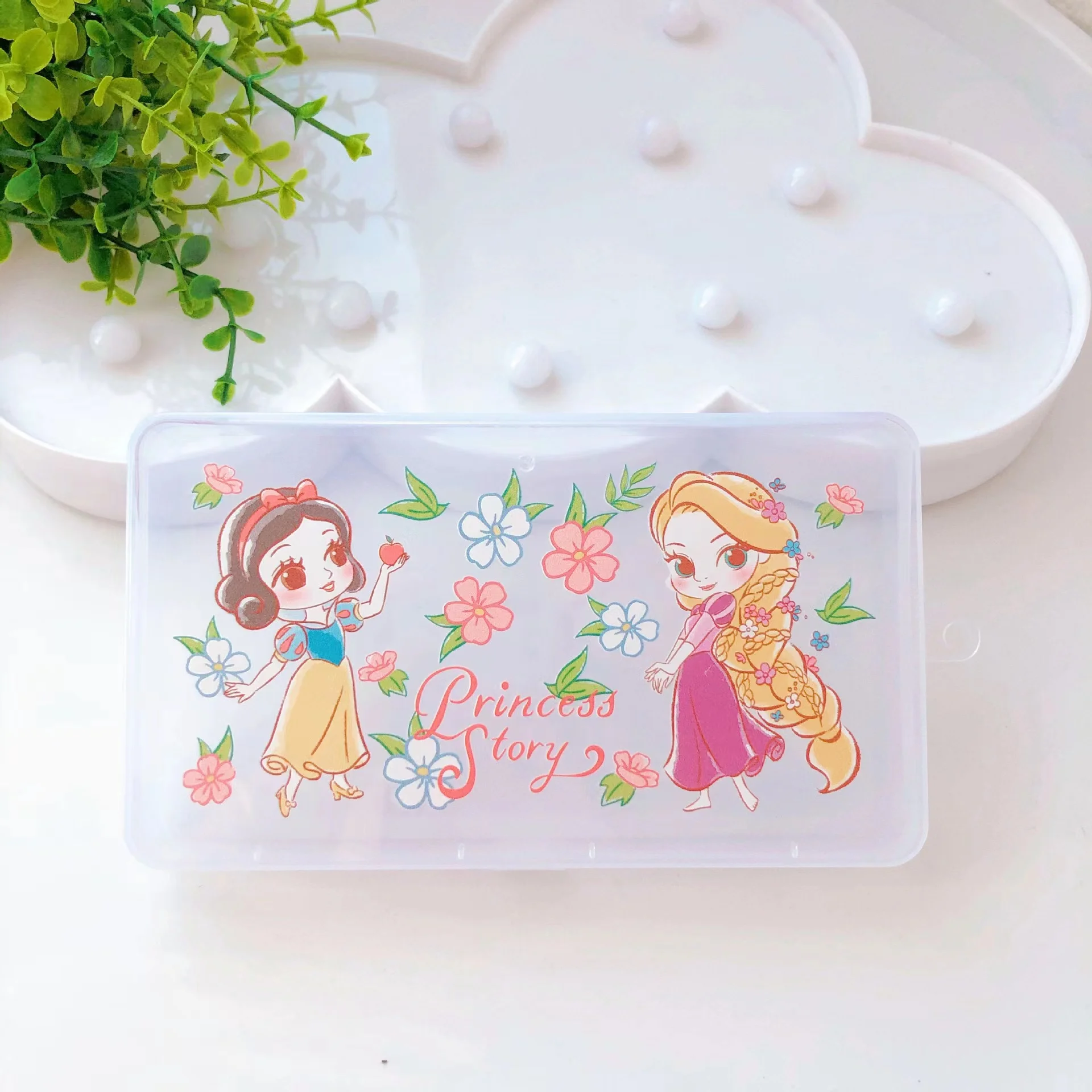 New cartoon storage box plastic cute small object storage box