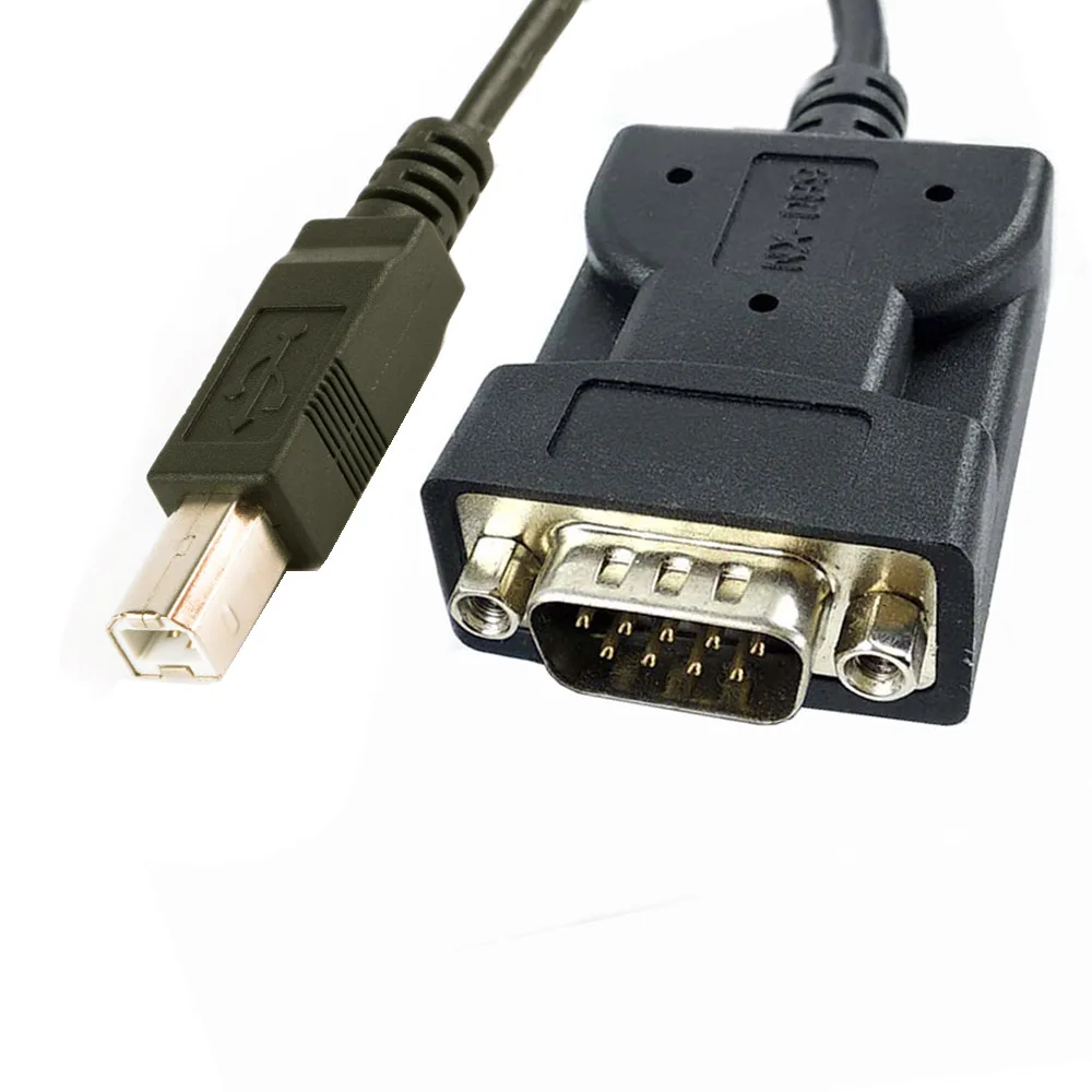 Silicon Labs CP2102 USB-B для RS232 DB9 последовательный адаптер кабель принтера того чтобы DB9pin сканер штрих-кода