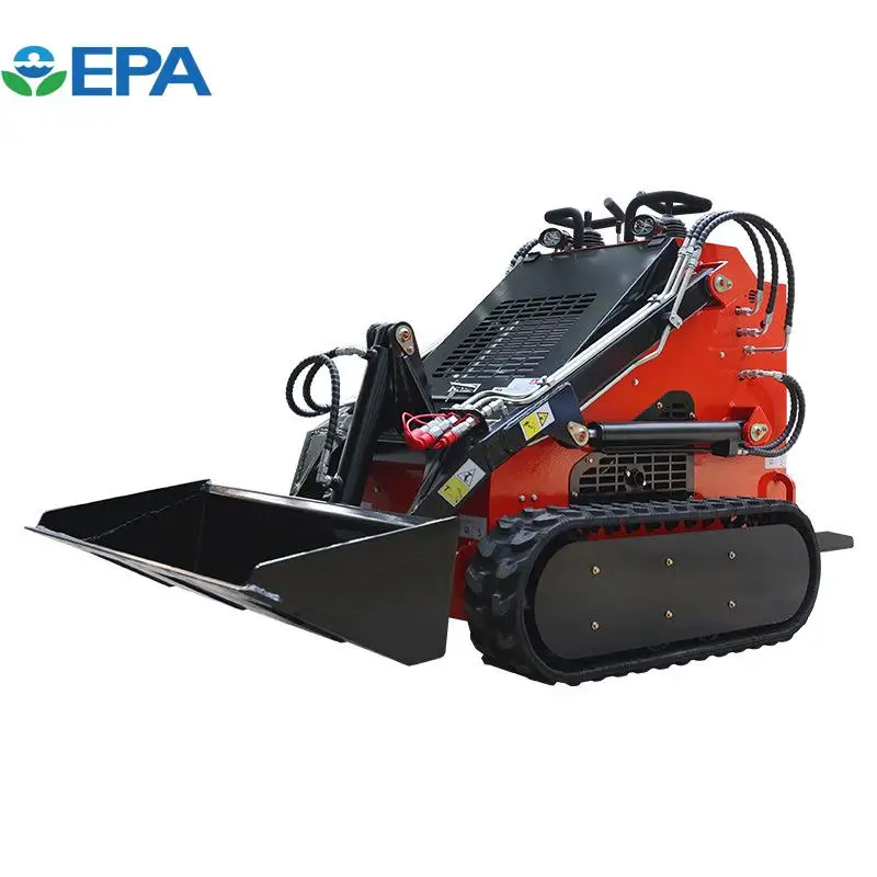 Chinese loader New skid steer Loader 4x4 Compact Tractor with Loader and skid steer Price