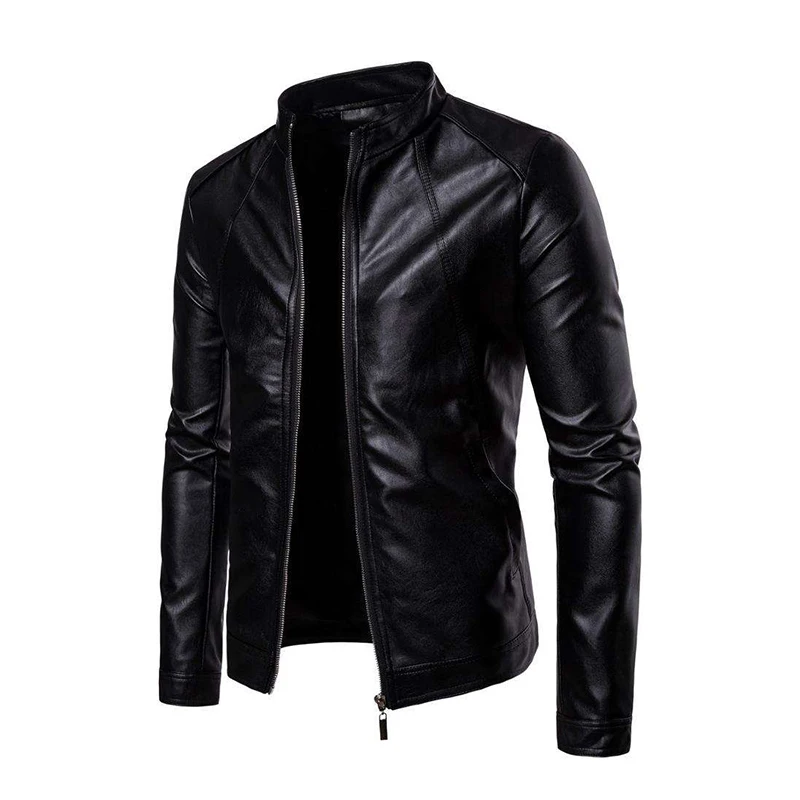 Wholesale Men Motorbike Customized Design Cheap Price Lightweight Motorbike veste en cuir homme jacke Leather jacket