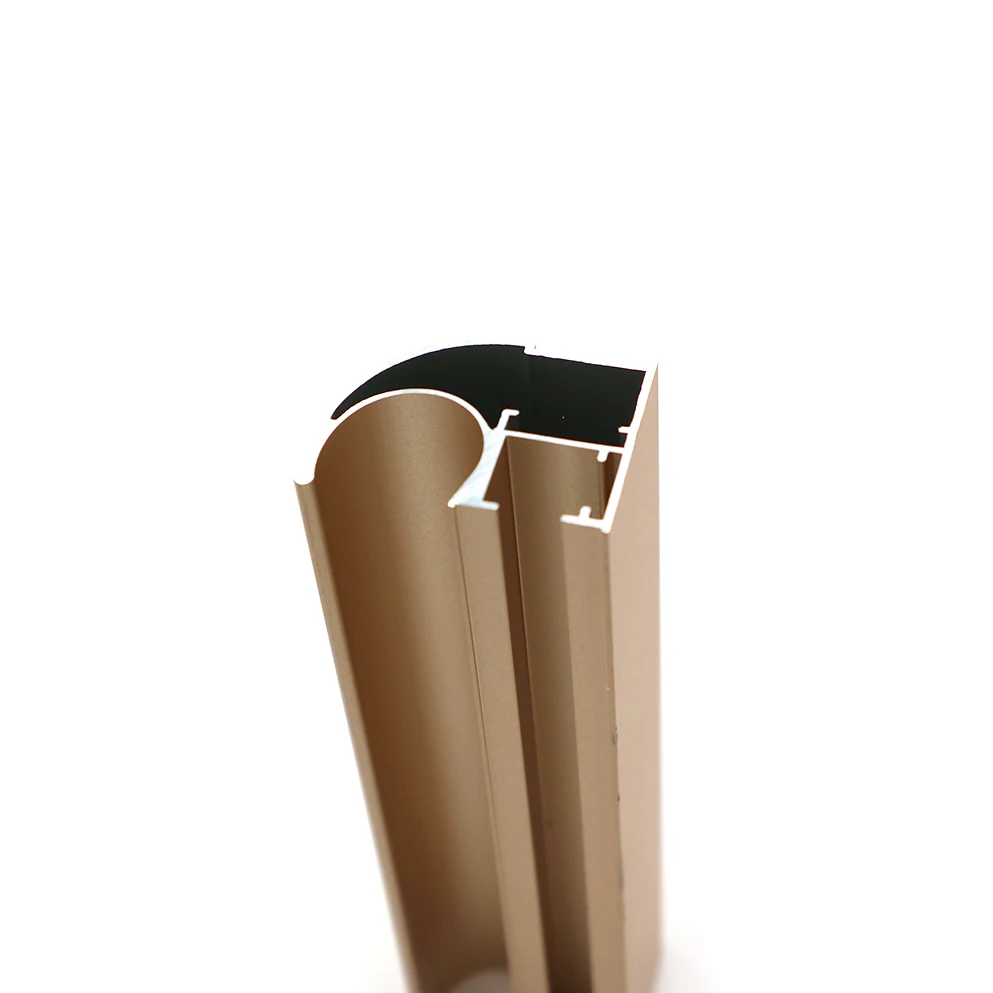 Bedroom wardrobe sliding fitting door system aluminum alloy profile oxidation spray paint for kitchen cabinets frames