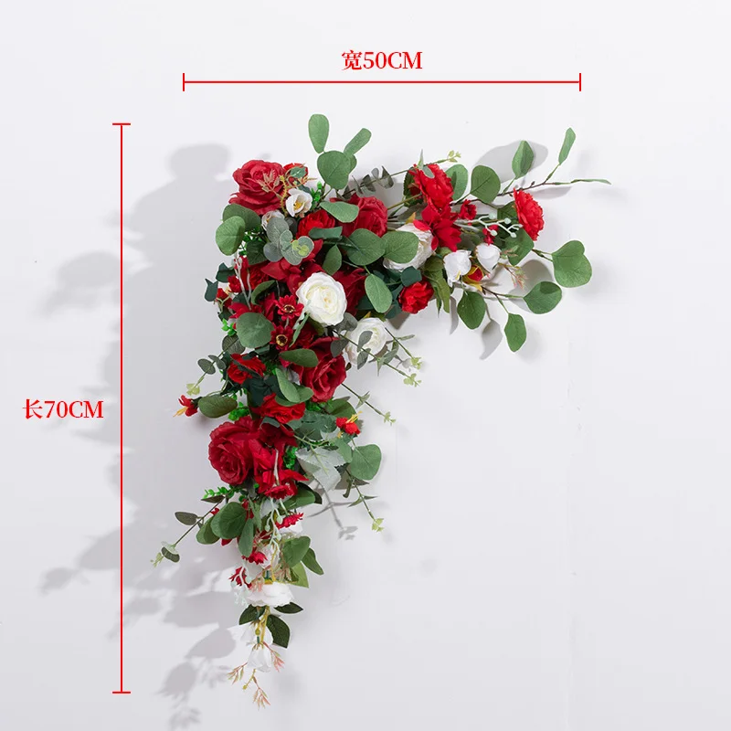 New wedding flower shop opening exhibition hall decorative water brand flower window hotel welcome artificial flower