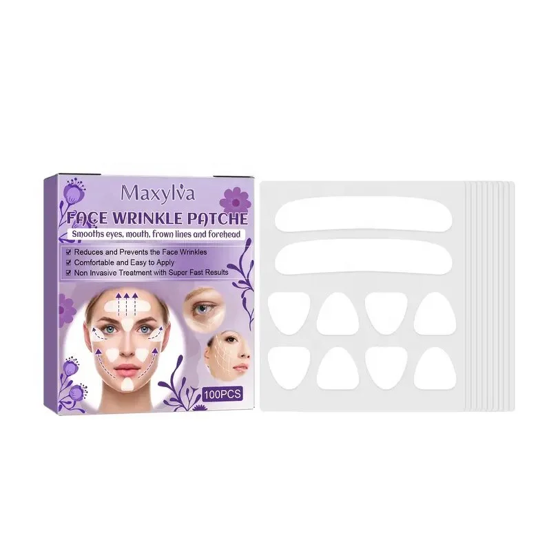 Multiple Anti Wrinkle pad sets Sustainable Silicone Forehead Face Pad Reusable Facial Wrinkles Patches to Prevent Wrinkles