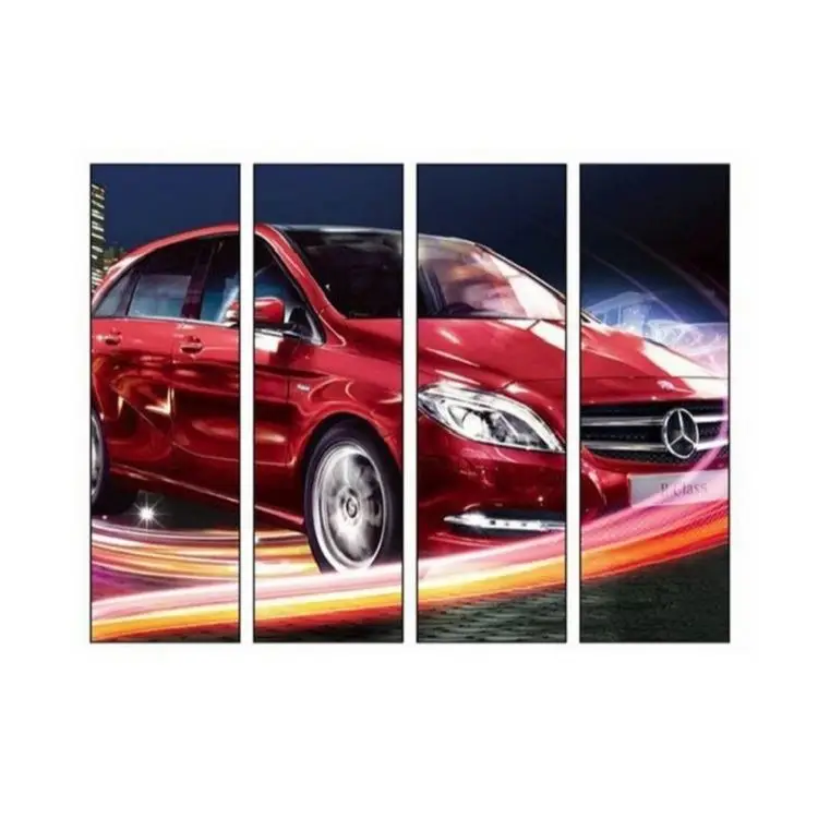 Moveable Indoor P2.59 Mirror LED Screen For Autocar 4S Shop Advertising Display LED Poster Panel
