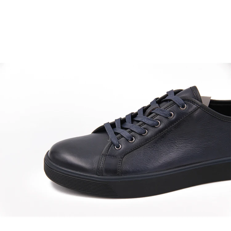 OEM factory Fashion High-top comfortable outdoor casual genuine cow leather mens handmade german sneakers for men shoes