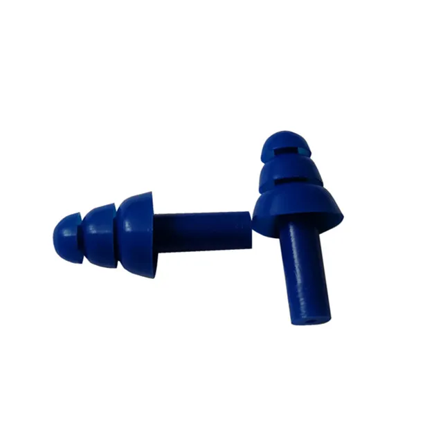 Wholesale soundproof noise reduction washable silicone earplugs China Anti Noise Safety Silicone Earplugs silicone swimming earp