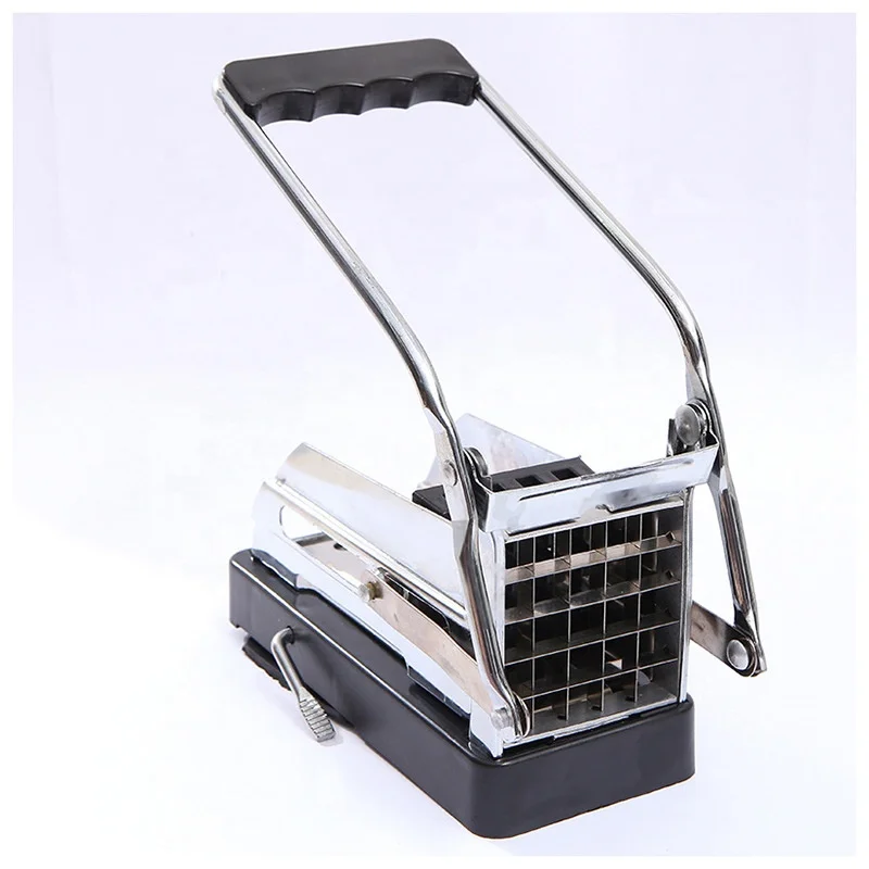 Hot selling kitchen tools manual vegetable stainless steel commercial chips slicer cut machine fries potato french fry cutter