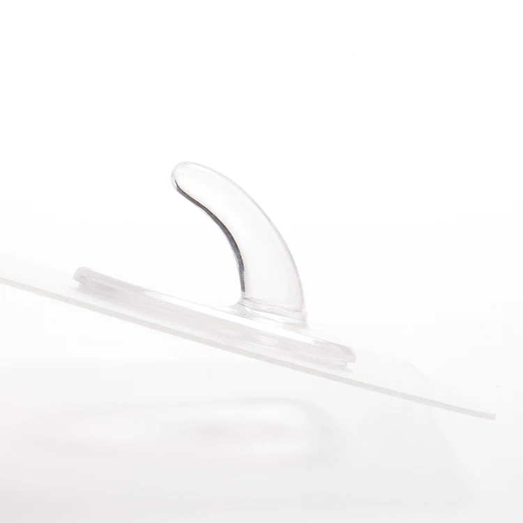 Transparent or mass frosted wall mounted powerful coat towel Adhesive hook