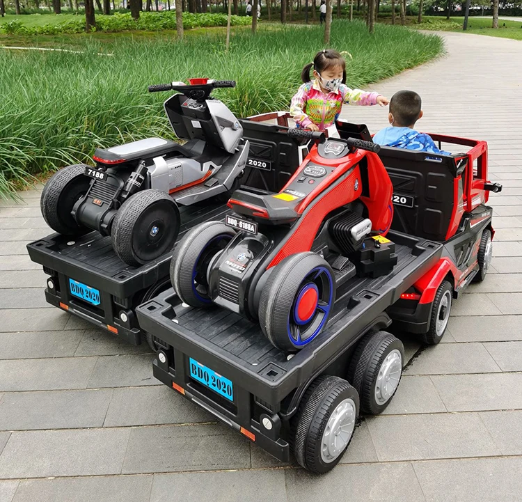 12V Kids Electric Truck Ride On Car With Remote Control For Children To Drive