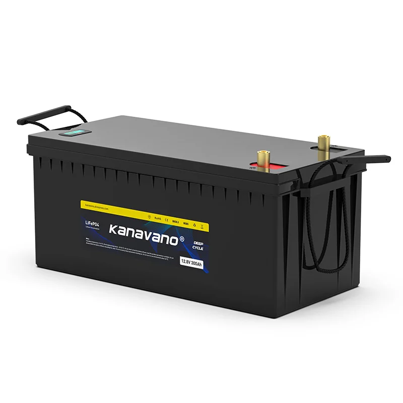 Перезаряжаемый литий-ионный фосфатный аккумулятор, 12 В, 300 Ач