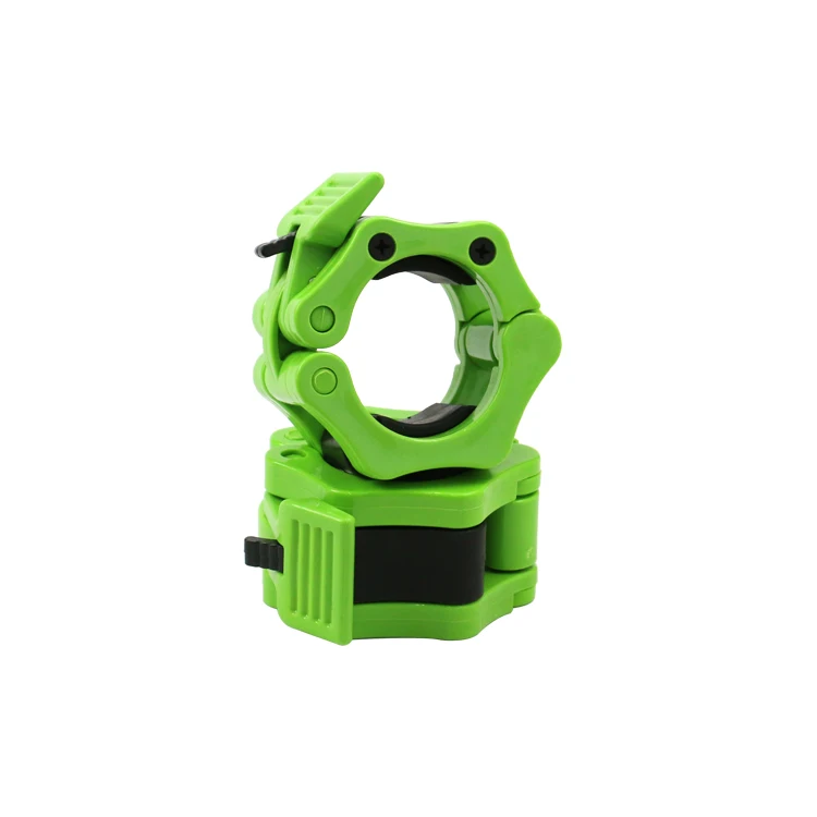 Rubber Coated Different Collar Barbell For Weight Lifting Bar