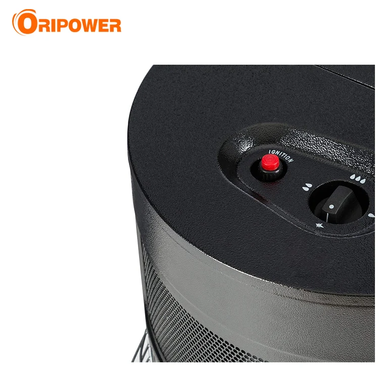 CE certified portable indoor space radian blue flame gas heater with ODS safety device