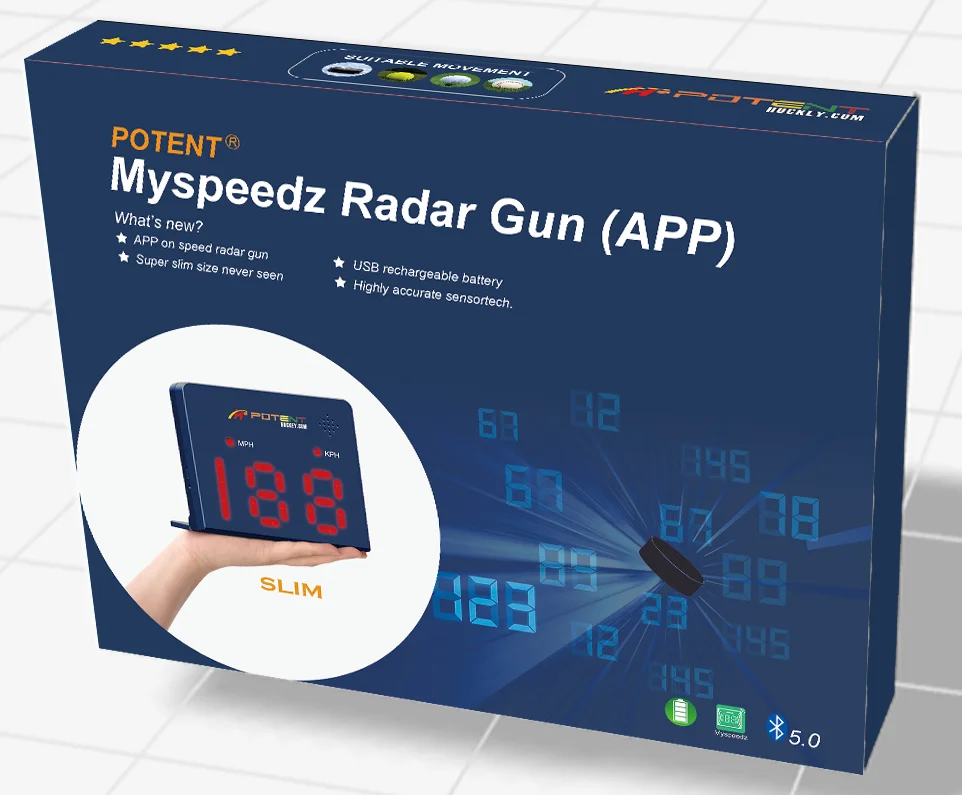 OEM/ODM Speed Radar Gun Tachymeter Readings Speed Gun Sports Speed Radar  Base ball Golf Hockey Football Sports