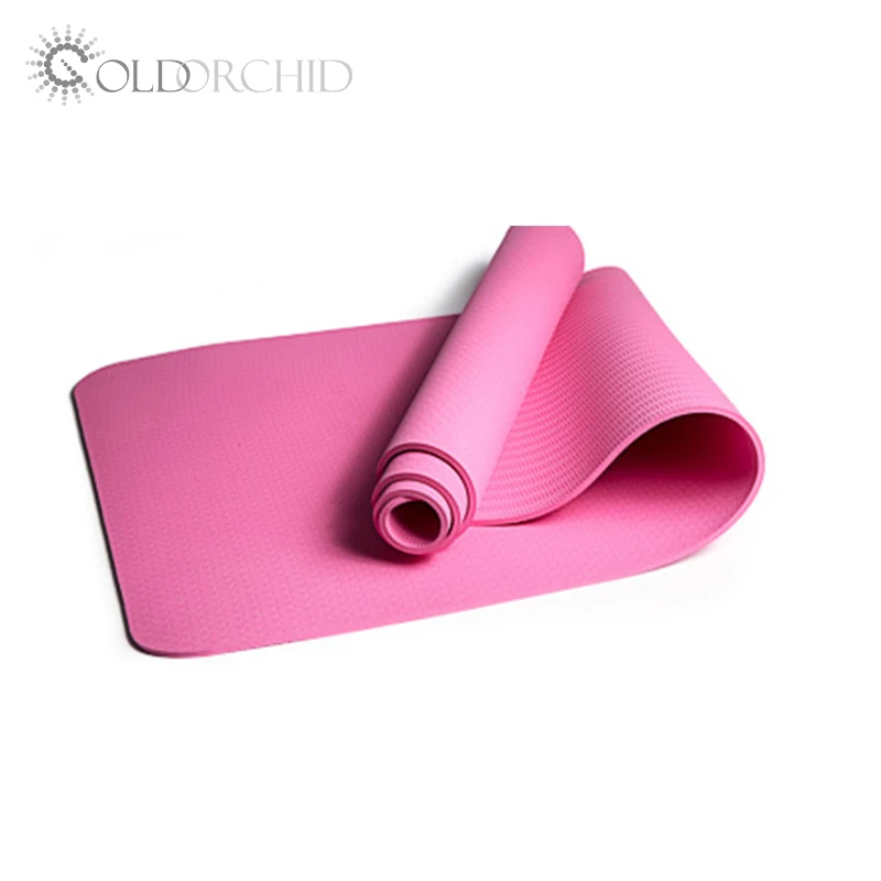 TPE New design fashionable , flexible  Eco fitness lightweight workout yoga mat ,pilates
