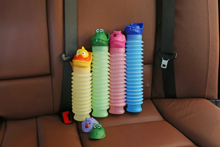 trail order link folding urinal for  traveling long journey driving outdoor camping travel potty telescopic urinal