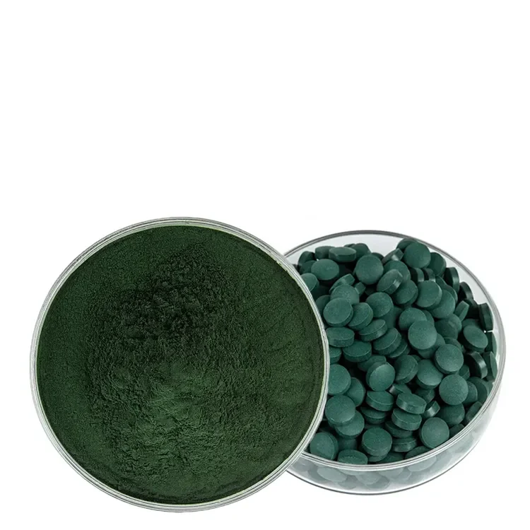 OEM  Natural Extract Organic Green Chlorella  Spirulina Extract Phycocyanin Tablets Natural Chlorella Product High Protein