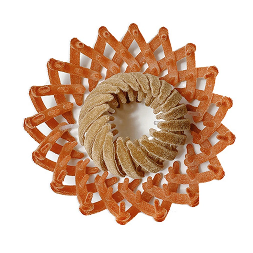Bird Nest Hair Clips,Ponytail Holder Clip Accessories for girls,Velvet Expandable Fixed Hair Claw Retractable Hairpin Buckles