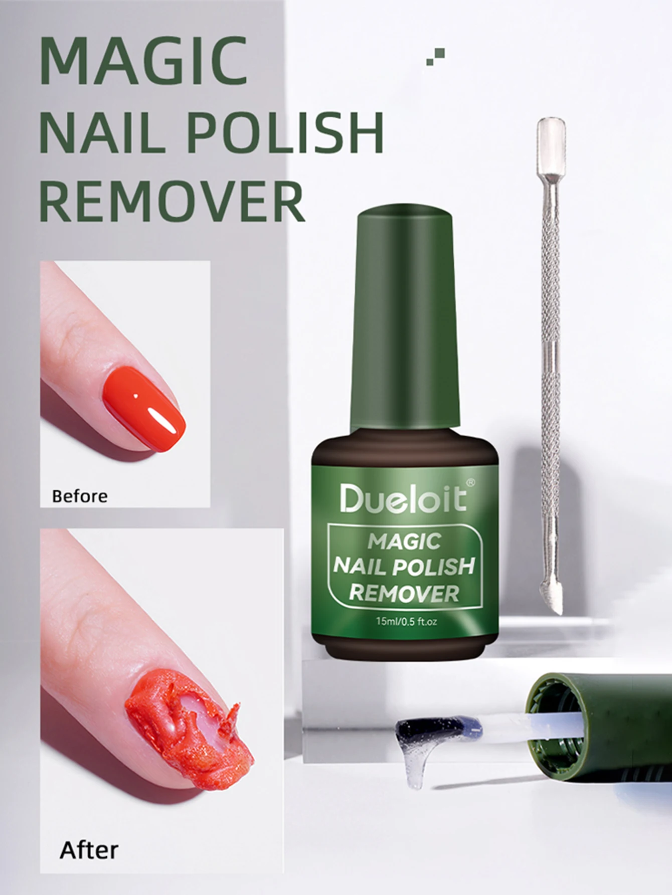 Magic Nail Remover Cream Fast Easy Remove Gel Nail Polish Poly Gel Gentle And Convenient Nail Polish Remover