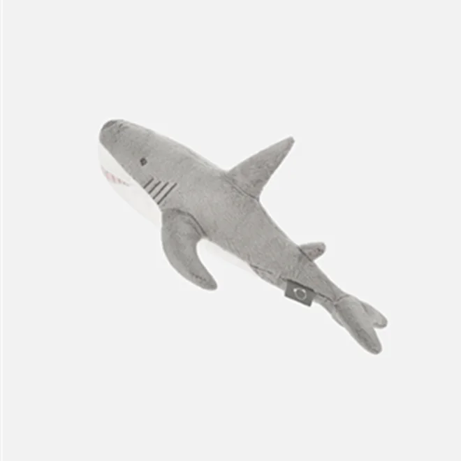 Hot sale personalized cute blue shark plush toy for children pillow shark plush stuffed toy