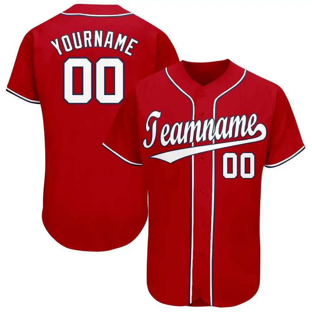 Custom Sublimated Team Name Logo Number Printing Sportswear Baseball Uniform Shirt women men Baseball Jersey