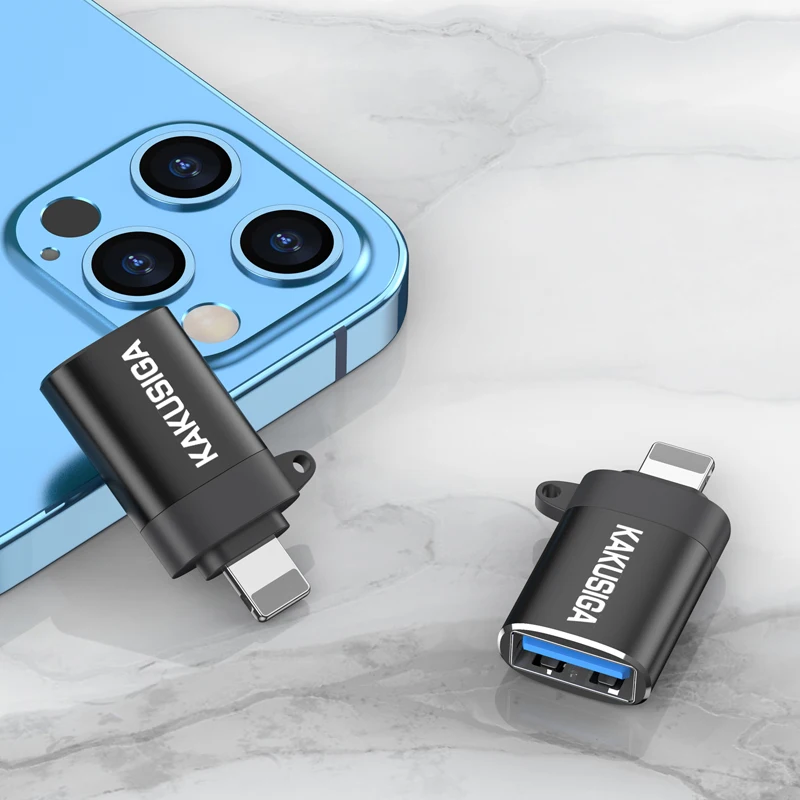 KAKUSIGA KSC-773 Weiping Series 8 PIN OTG Adapter  Plug and play convenient conversion Small and light easy to carry