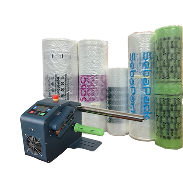 Manufacturer Mini Air Cushion Machine Bubble Column Bag Rolls Inflatable Packing Air Cushion Filling Machine