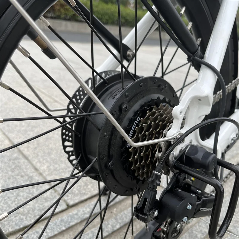 Lantu Ebike 20-дюймовый легкий 500 Вт складной мини-электровелосипед шаг через раму Электрический велосипед