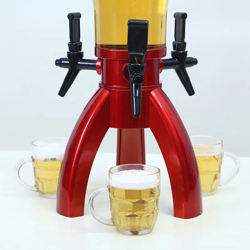 Factory Supply Polished Multiple Tap Draft Beer Tower in Drink Dispenser