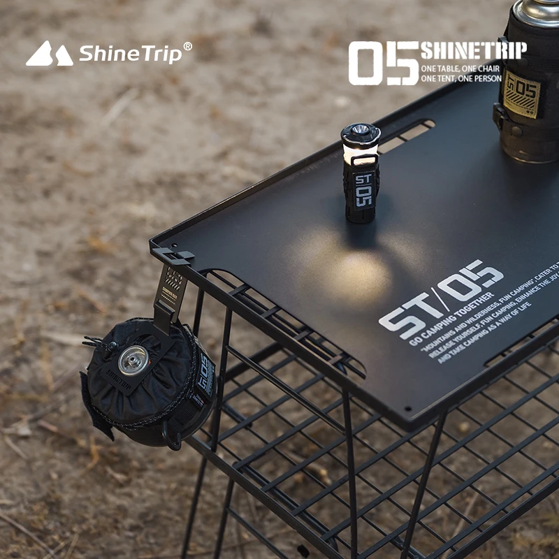 Shinetrip Igt Table Camping Pendant Stainless Steel Hook Gas Tank Accessories Flat Gas Clasp