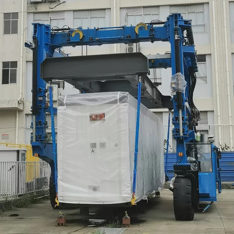 30t-90t Port Container Cranes 41 feet Mobile Container straddle carrier Crane Lower Price