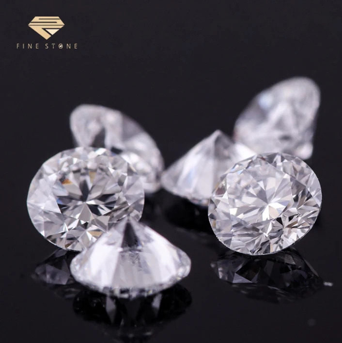 wholesale 0.9carat IGI lab grown diamond round brilliant 3EX cut white color DEF VVS-VS loose 0.5ct lab diamond CVD