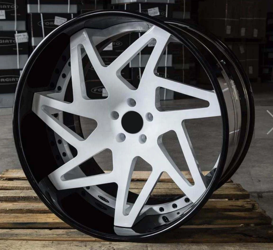 Black 5 spoke alloy cast wheels 18 inch 5x114.3 aluminum alloy car wheels