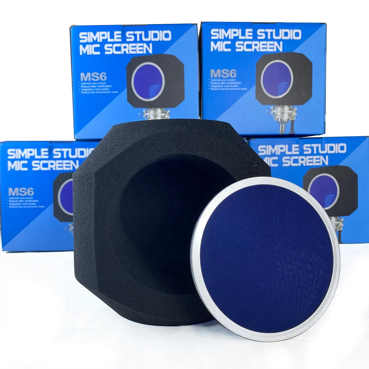 Professional Microphone vocal booth Soundproof Isolation Shield filter Acoustic Screen For Studio Recording