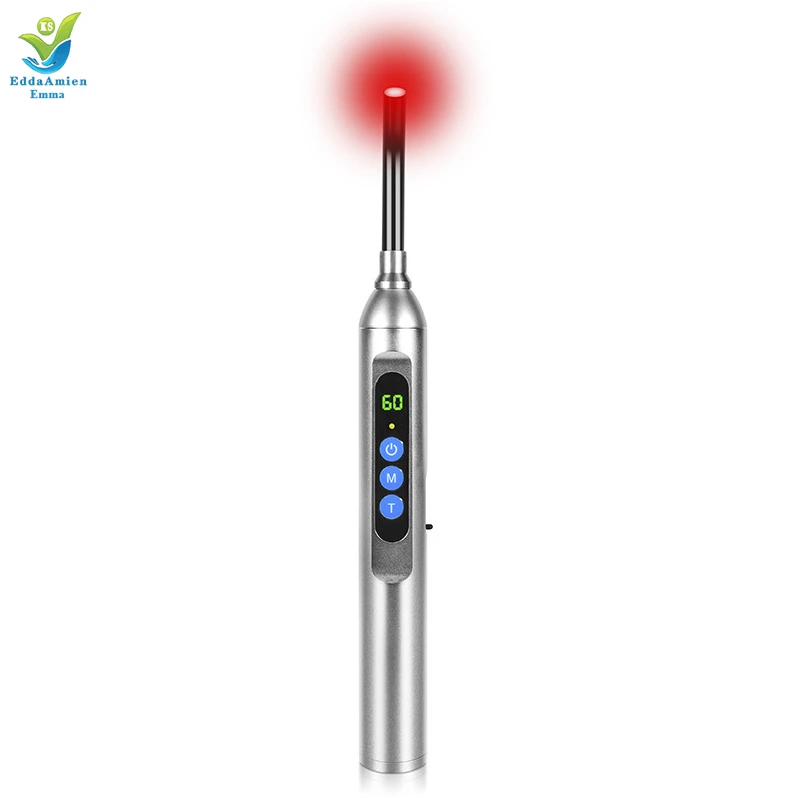 New Red light therapy pen 660nm 850nm infrared red light therapy for oral cavity labial herpes repair at home