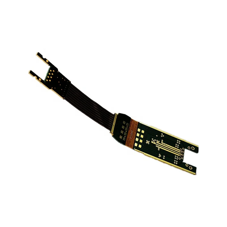 Fpc Manufacturer Online Data Board Fpc 50pin Cable For Dvd Green Silver Copper Layer Chip Surface Solder